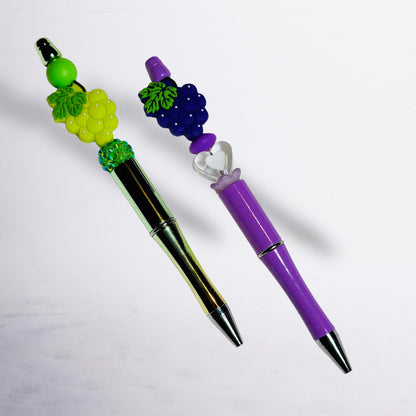 Grapes Beaded Pen