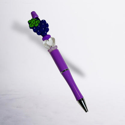 Grapes Beaded Pen