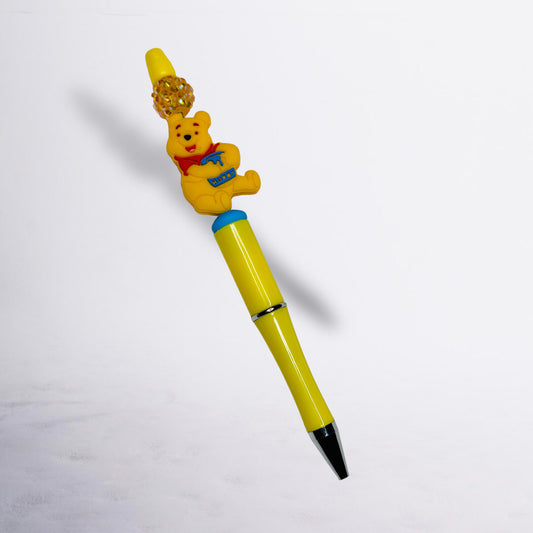 Pooh Bear Beaded Pen