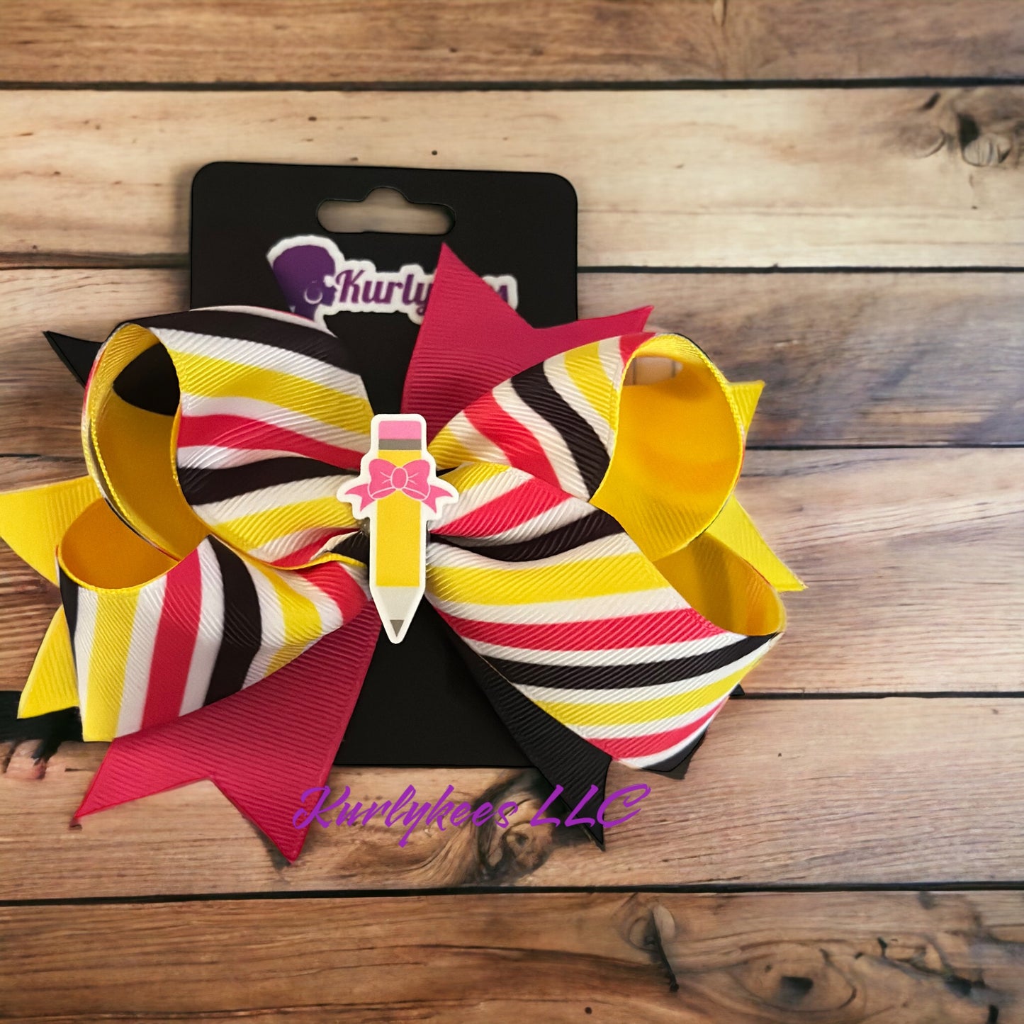 Back To School Hair Bow