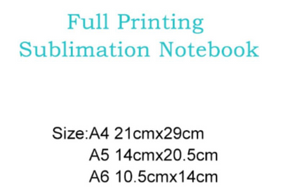 Glitter Sublimation Journals