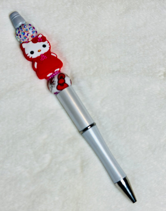 HKitty beaded pen